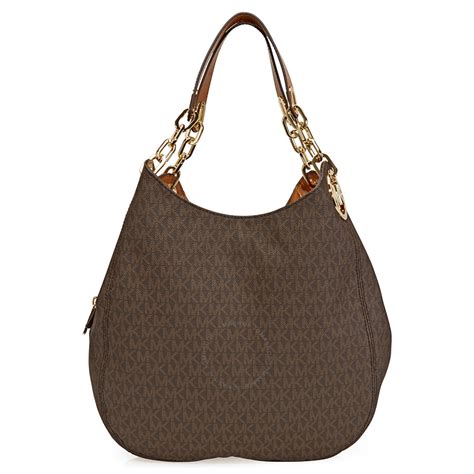 michael kors geldbeutel braun fulton|michael kors large shoulder tote.